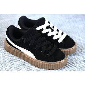 New! Size: 5.5 Big Kid | Puma Fenty x Creeper Phatty Black/ Warm White 397587-01